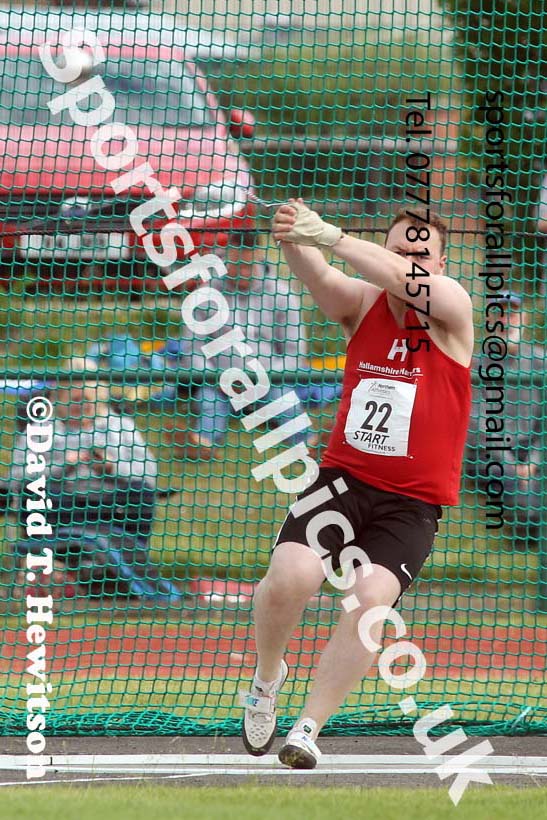 Mens hammer, 2021 Northern Senior and Under-20s Champs., Leigh. Photo: David T. Hewitson/Sports for All Pics